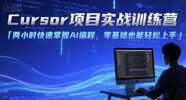 Cursor项目实战训练营，两小时快速掌握AI编程，零基础也能轻松上手-乐码云集