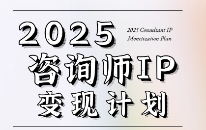 7天构建咨询师变现系统，2025咨询师IP变现计划训练营-乐码云集