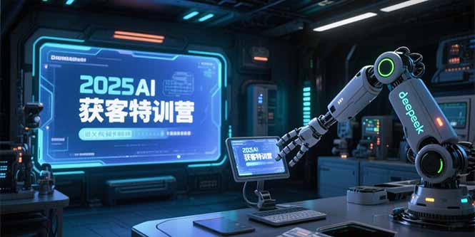 2025AI获客特训营，AI图文视频全制作，deepseek工具实操教学-乐码云集
