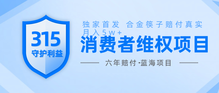 维Q赔付合金筷子玩法小白也能月入5w+风口项目实操-乐码云集