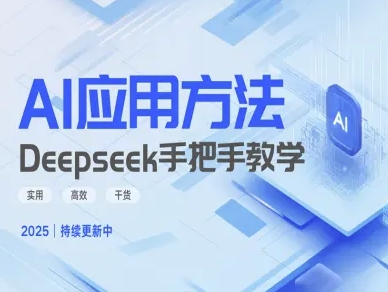 Deepseek实际应用技巧—手把手教学版，实用高效干货-乐码云集