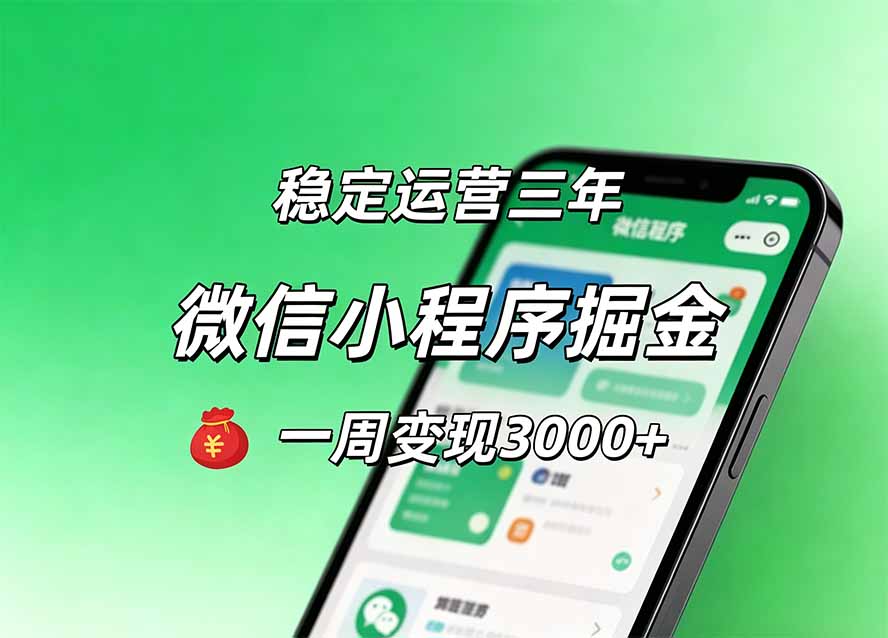 月收益稳定1W+的微信小程序,前期积累客户,后期躺平养老,小白轻松上手-乐码云集