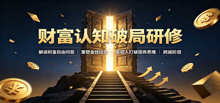 财富认知破局研修：解读”孙割”，重塑金钱观念，底层人打破固有思维跨越阶层-乐码云集