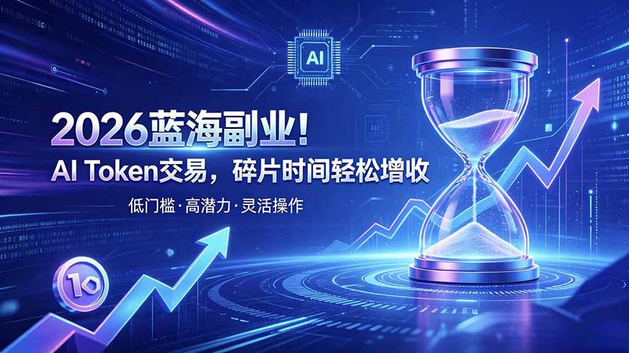 AI Token算力赛道!普通人可入局的数字副业-乐码云集