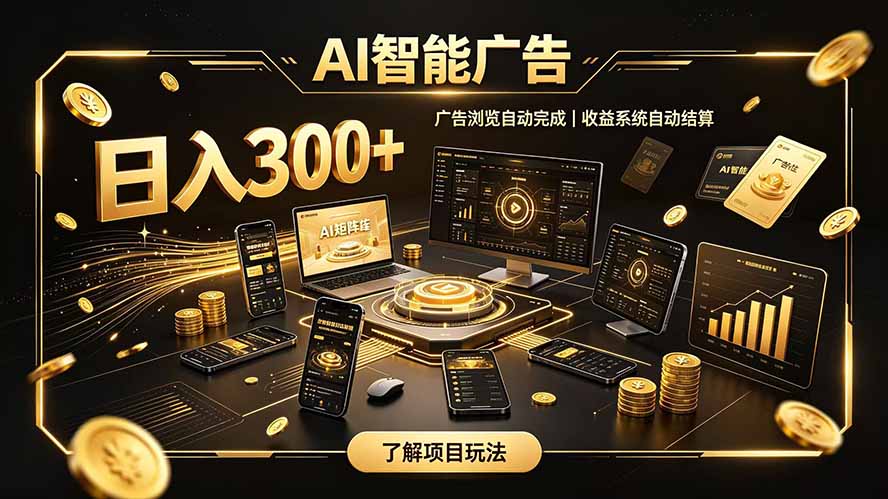 自研 AI 系统｜轻资产起步｜长期稳定收益｜宝妈 上班族轻轻松松日入300+-乐码云集