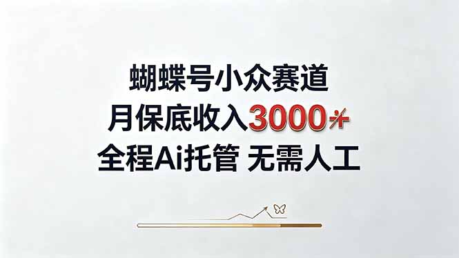 视频号小众领域，月收入3000+， 全程Ai托管操作  新人2天学会！-乐码云集