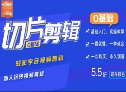 0基础IP切片剪辑，轻松学会视频剪辑，新人玩转视频剪辑-乐码云集