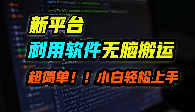 B站平台用软件无脑搬运，月赚10000+，小白也能轻松上手-乐码云集