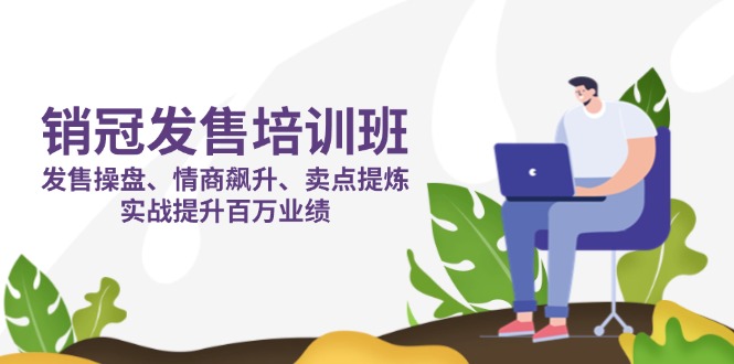 销冠 发售培训班：发售 操盘+情商 飙升+卖点 提炼，实战提升百万业绩-乐码云集