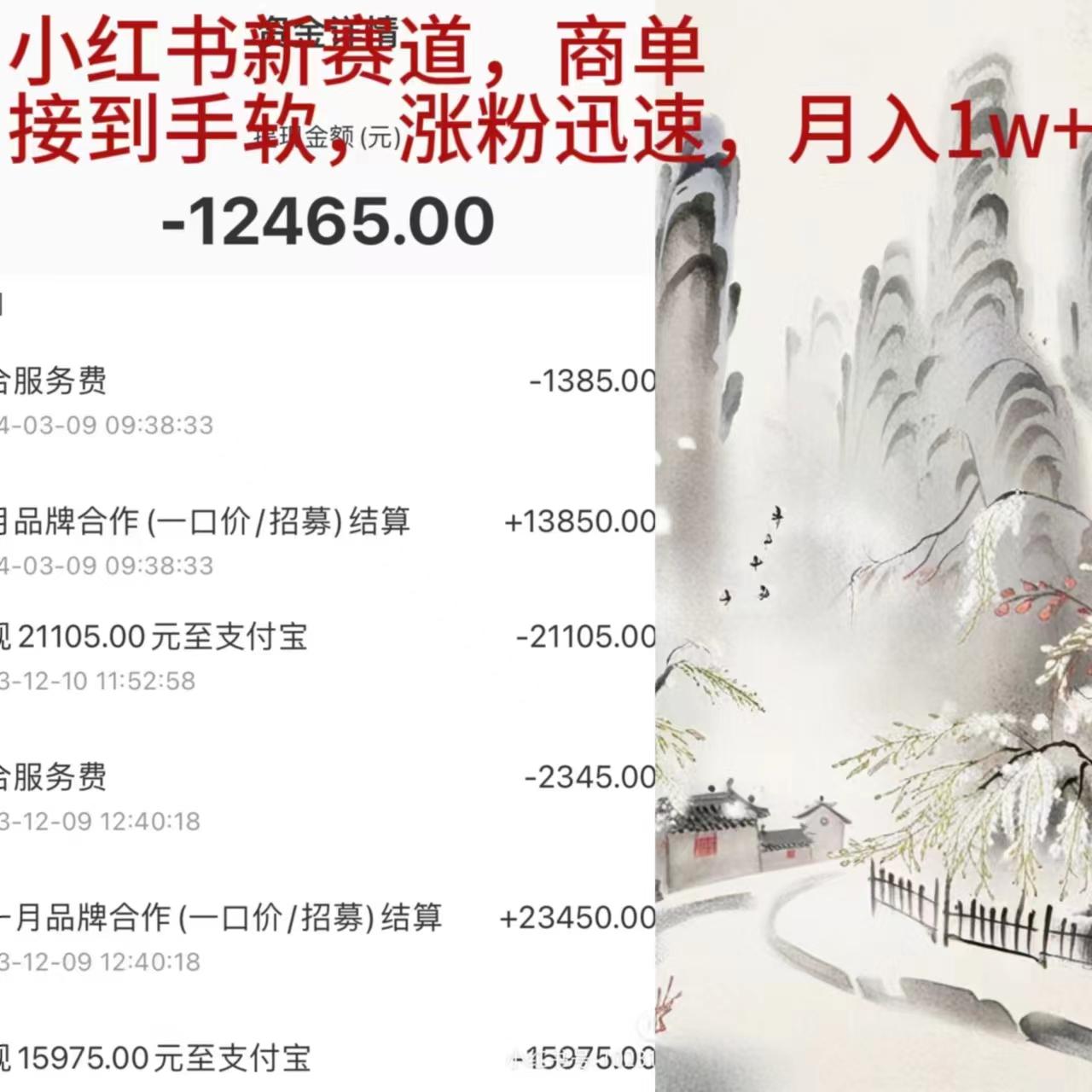 (9476期)小红书新赛道，商单接到手软，涨粉迅速，月入1w+-乐码云集