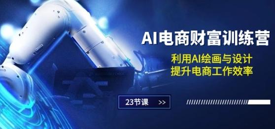 AI电商-财富训练营：利用AI绘画与设计，提升电商工作效率(23节课)-乐码云集
