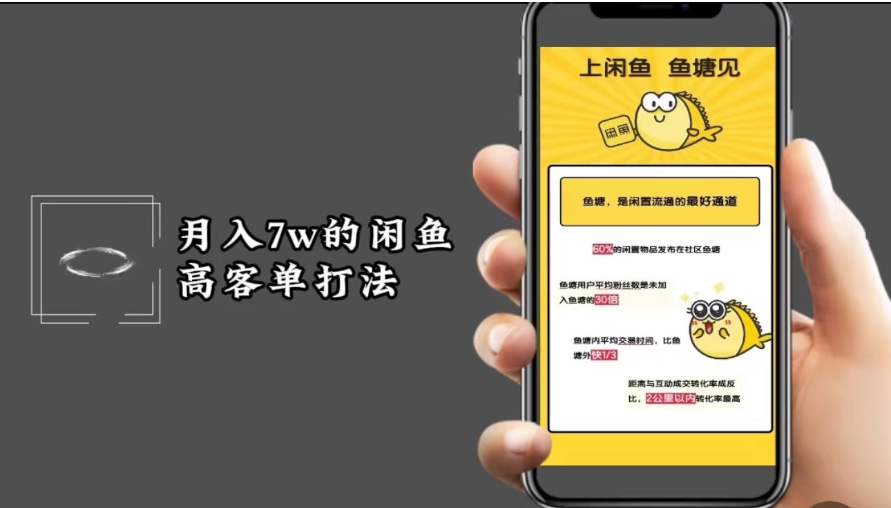 月入7w闲鱼高客单玩法，精细化运营，二手电商保姆级教程-乐码云集
