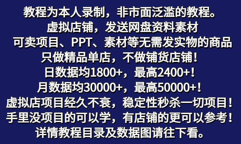 图片[2]-拼多多虚拟电商训练营月入50000+你也行，暴利稳定长久，副业首选-乐码云集