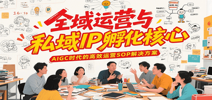 全域运营与私域IP孵化核心,AIGC时代的高效运营SOP解决方案-乐码云集