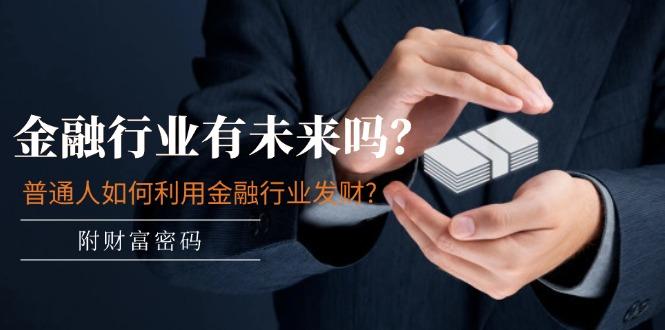 某付费文章：金融行业有未来吗？普通人如何利用金融行业发财?(附财富密码-乐码云集