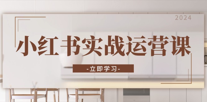 小红书实战运营课：从开通店铺到直播话术，打造爆款笔记与高效直播-乐码云集