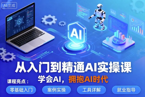 从入门到精通AI实操课，学会AI，拥抱AI时代-乐码云集