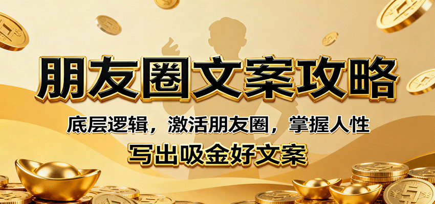朋友圈文案攻略:底层逻辑,激活朋友圈,掌握人性,写出吸金好文案-乐码云集
