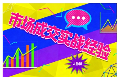 市场成交实战经验，从认知觉醒到实操落地，快速掌握市场开拓与成交核心能力-乐码云集