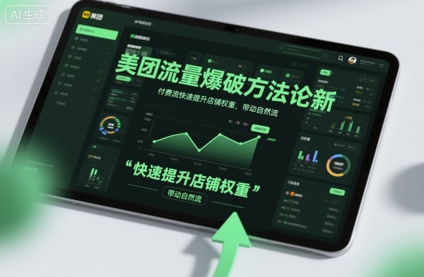 美团流量爆破方法论，付费流快速提升店铺权重，带动自然流-乐码云集
