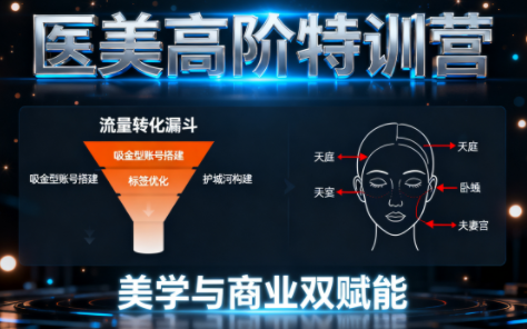 0-1000万医美高阶特训营课程-乐码云集