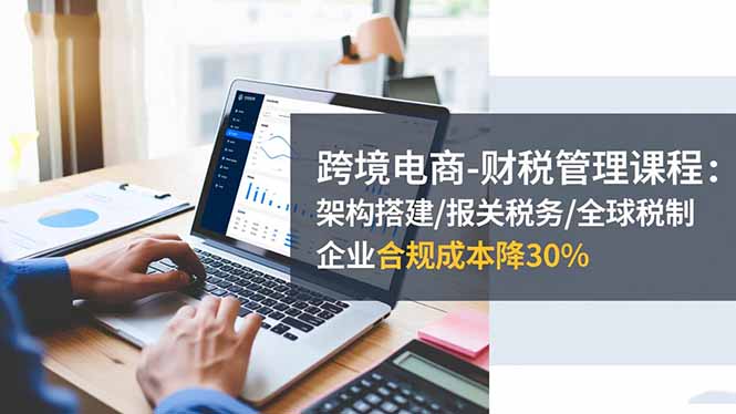跨境电商-财税管理课程：架构搭建/报关税务/全球税制，企业合规成本降30%-乐码云集