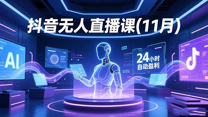 抖音无人直播课(11月-乐码云集