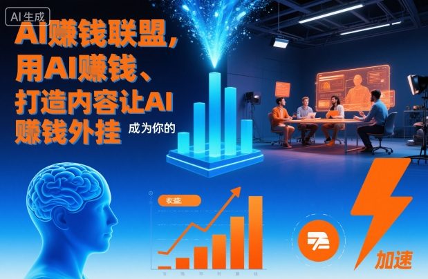 AI賺钱联盟，用AI賺钱、打造内容让AI成为你的賺钱外挂-乐码云集