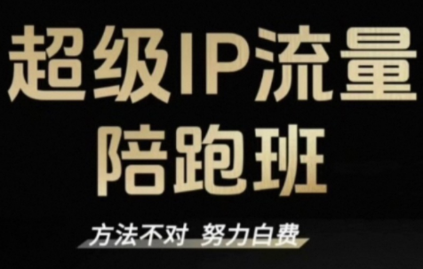 阿昱老师·超级IP流量陪跑班-乐码云集