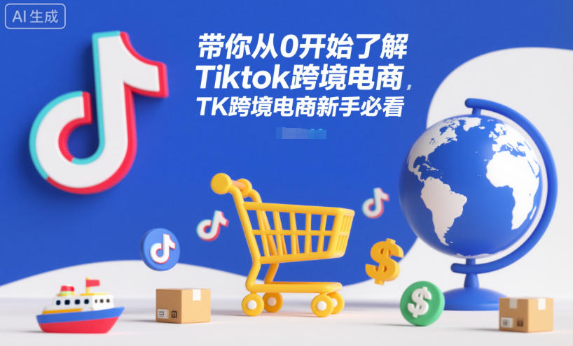 带你从0开始了解Tiktok跨境电商，TK跨境电商新手必看-乐码云集
