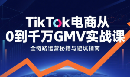 三千老师·TikTok电商从0到千万GMV实战课(更新)-乐码云集