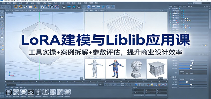 LoRA建模与Liblib应用课:工具实操+案例拆解+参数评估,提升商业设计效率-乐码云集