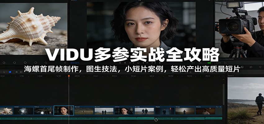 VIDU多参实战全攻略:海螺首尾帧制作,图生技法,小短片案例,轻松产出高质量短片-乐码云集
