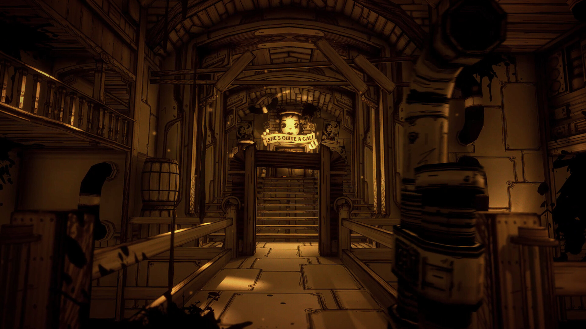 《班迪与墨水机器 Bendy and the Ink Machine》Switch美版中文NSZ下载 – 含2.0.2a补丁-乐码云集