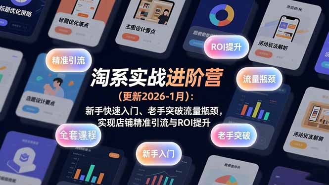 淘系实战进阶营(更新2026-1月-乐码云集