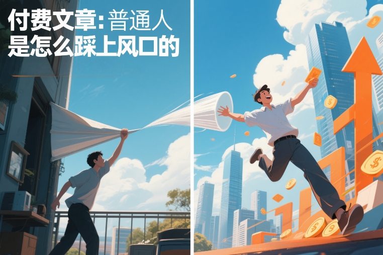 付费文章：普通人是怎么踩上风口的-乐码云集