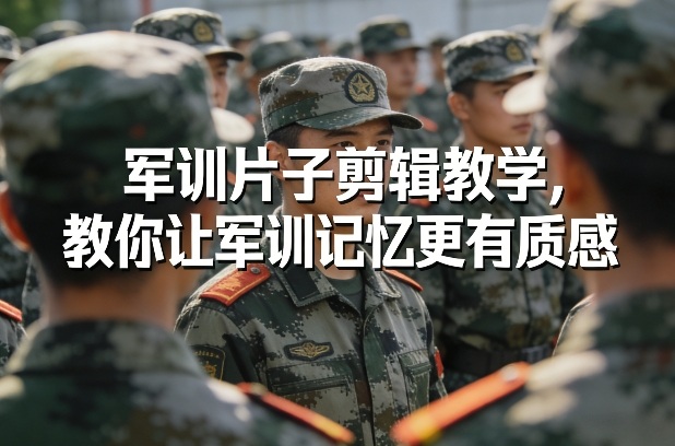 军训片子剪辑教学，教你让军训记忆更有质感-乐码云集