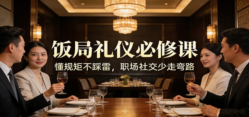公众号收费文章:《饭局礼仪必修课:懂规矩不踩雷,职场社交少走弯路》-乐码云集