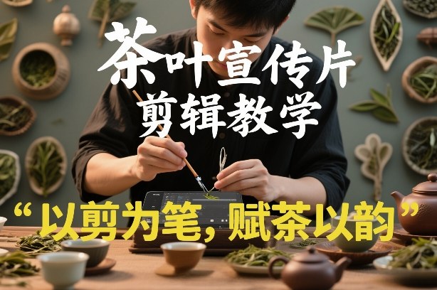 茶叶宣传片剪辑教学，以剪为笔，赋茶以韵，新手也能拍出高级感-乐码云集
