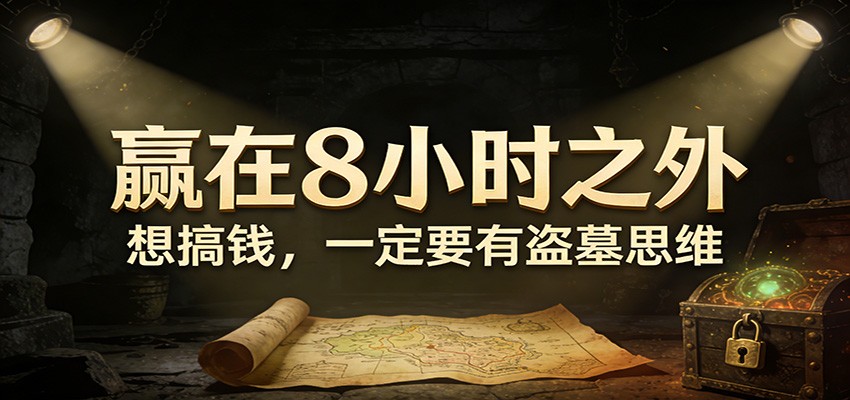 公众号付费文章《赢在8小时之外，想搞钱，一定要有盗墓思维》-乐码云集