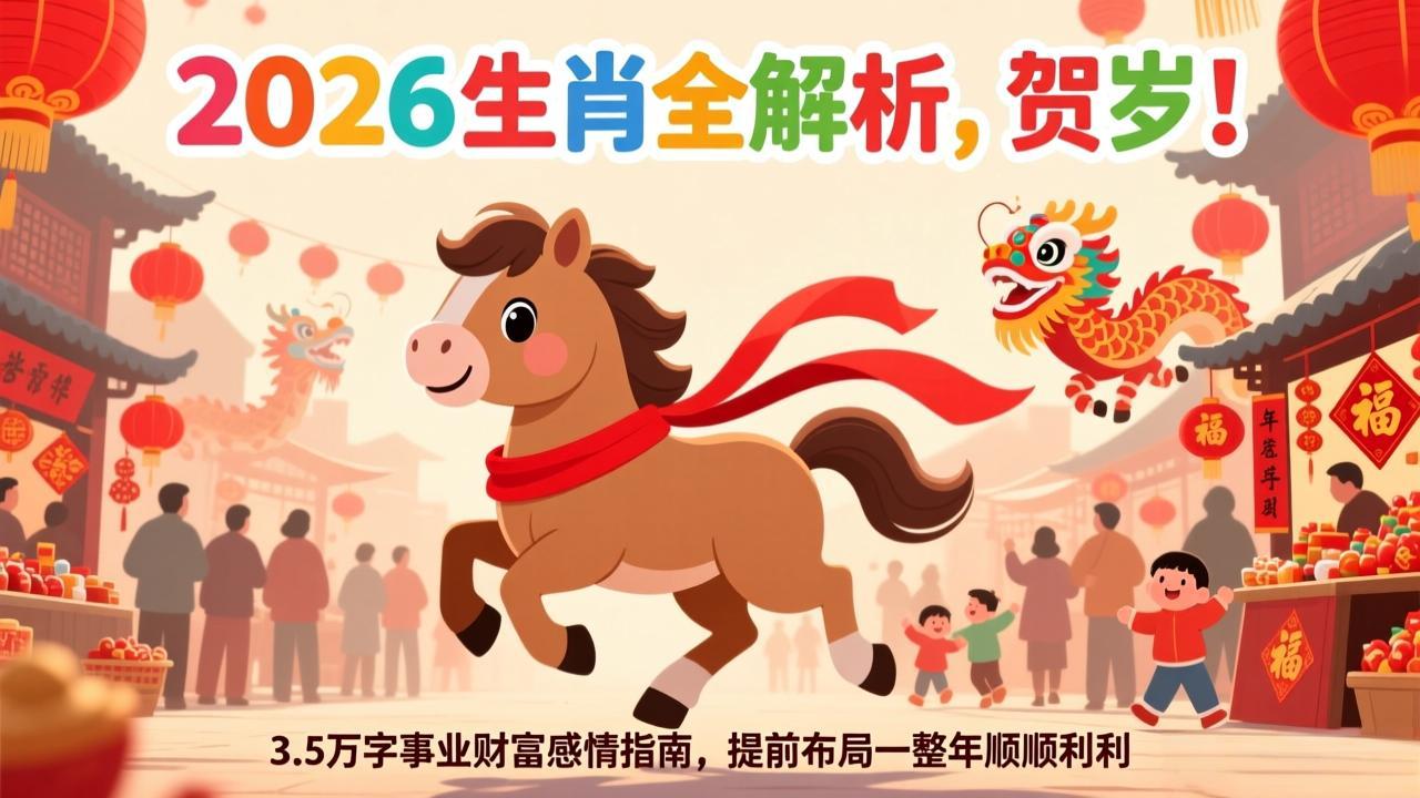 付费文章：贺岁！2026生肖全解析，3.5万字事业财富感情指南，提前布局一整年顺顺利利-乐码云集