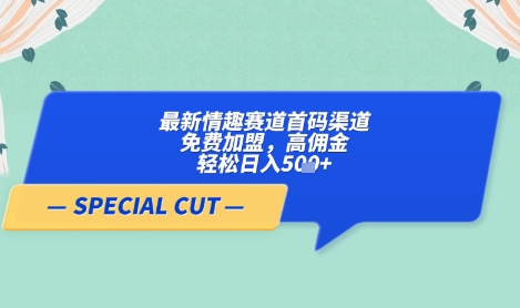 【轻云】最新情趣赛道首码渠道，免费加盟，高佣金，轻松日入5张+-乐码云集