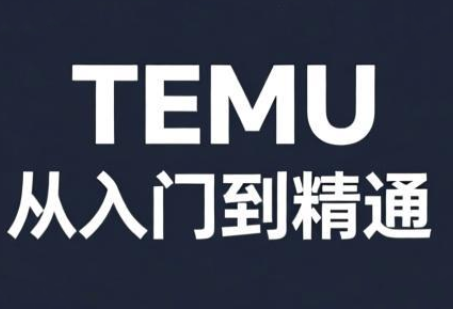 跨境麦冬·TEMU从入门到精通-乐码云集