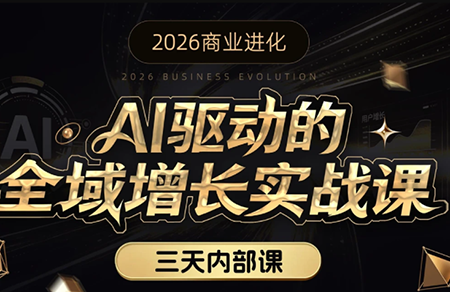 安先生·AI驱动的全域增长实战课(26年3月12-14日)-乐码云集