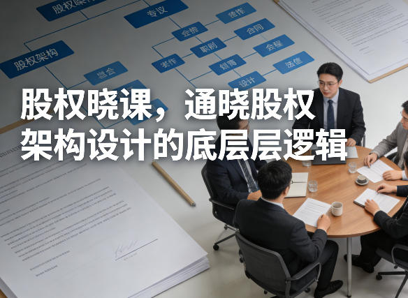 股权晓课，通晓股权架构设计的底层逻辑-乐码云集