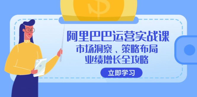阿里巴巴运营实战课：市场洞察、策略布局、业绩增长全攻略-乐码云集