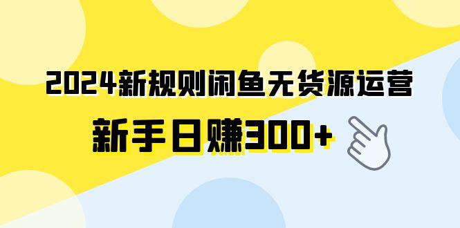 (9522期)2024新规则闲鱼无货源运营新手日赚300+-乐码云集