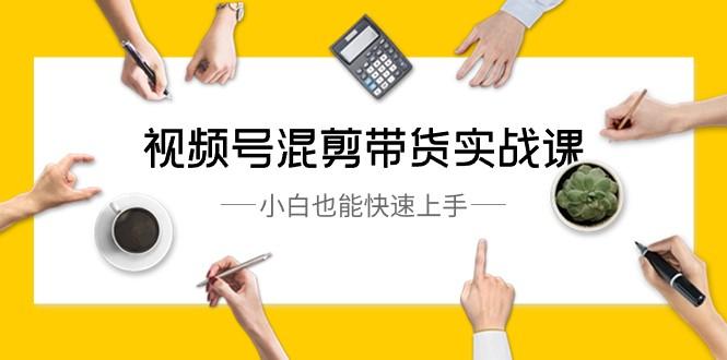 视频号混剪带货实战课，小白也能快速上手（10节课）-乐码云集