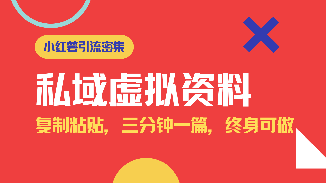 小红书引流私域旅游虚拟资料玩法，复制粘贴，三分钟一篇图文，日入1000...-乐码云集