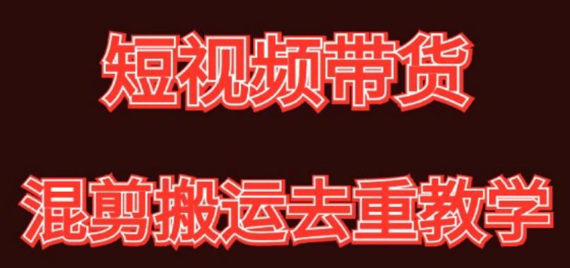 混剪去重短视频带货玩法，混剪搬运简单过原创思路分享-乐码云集